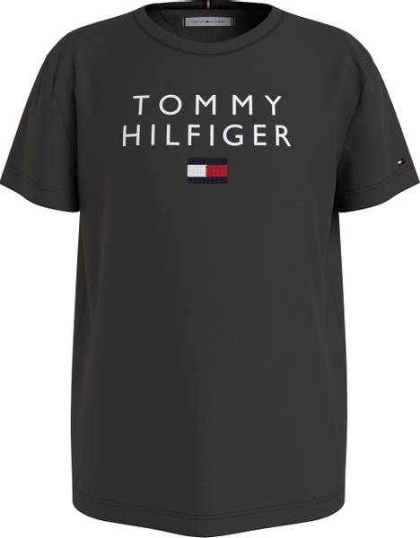 Tommy Hilfiger Sequins Tee S/S S/S T-Shirts Black