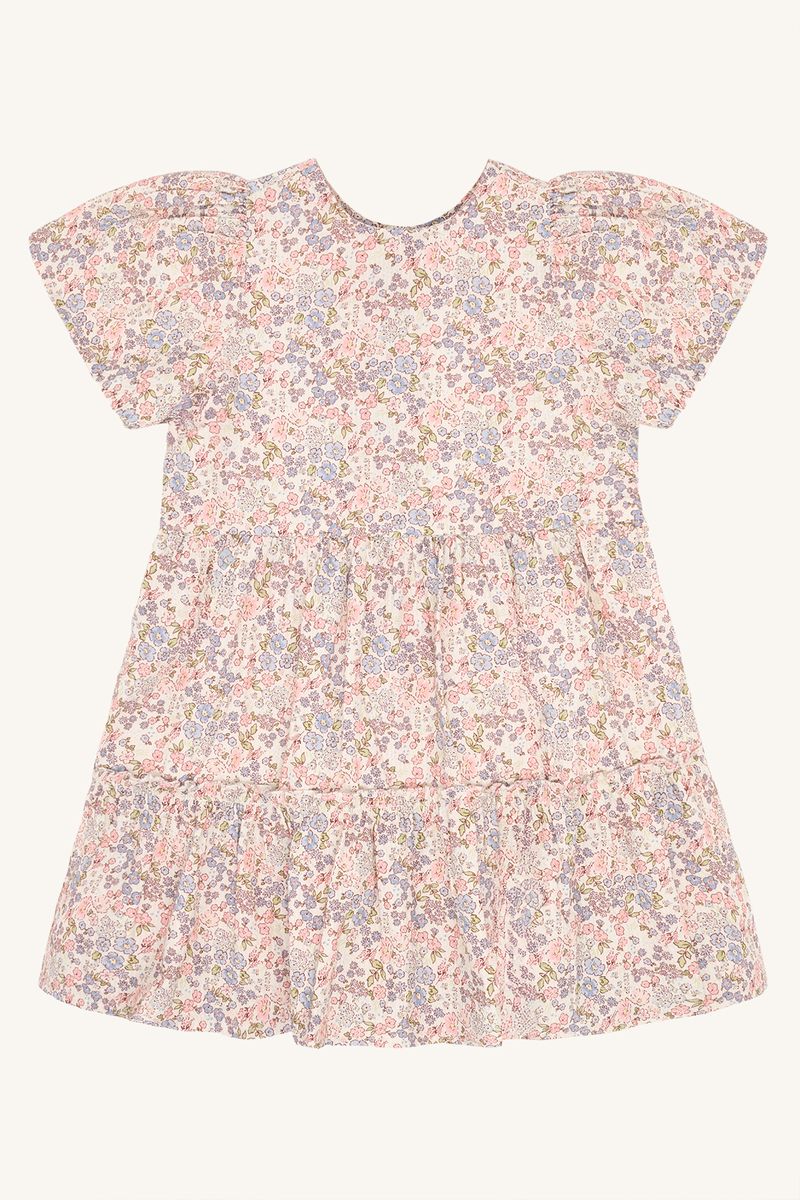 Hust and Claire Karoline Kjole Småblomster Ivory