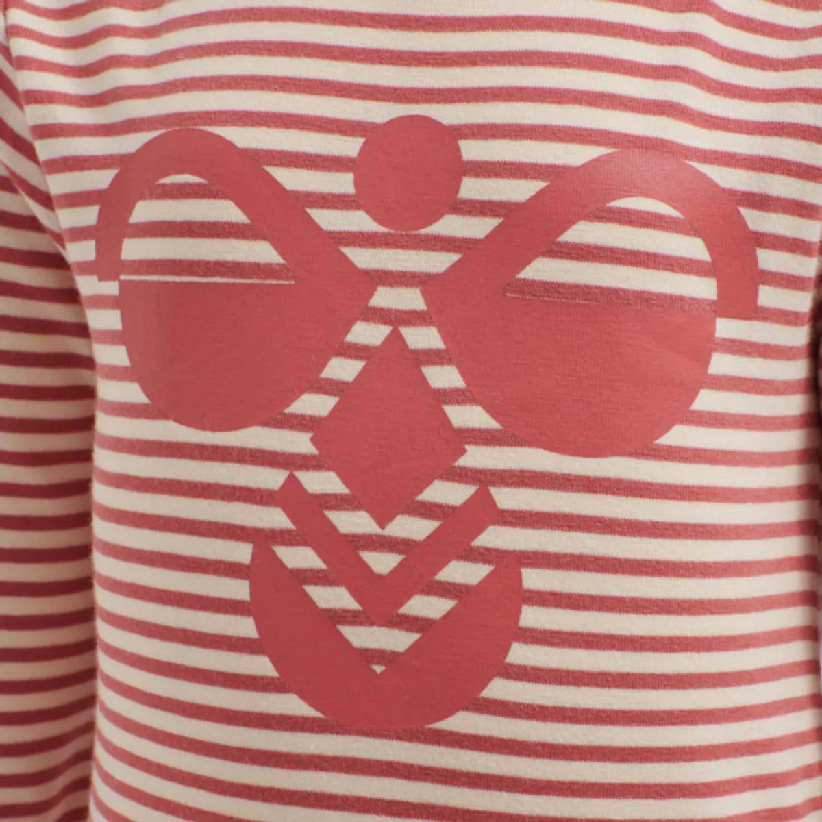 Rød/Hvit Stripete Hummel Loui Jumpsuit