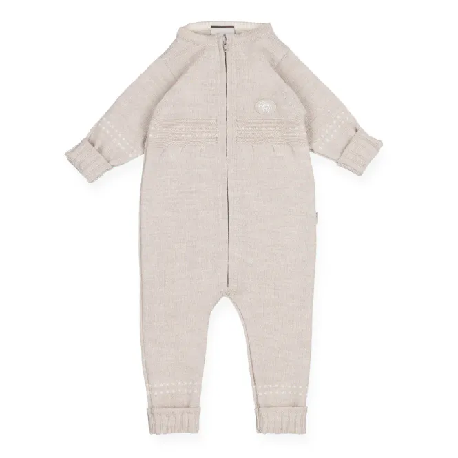 Hovedbilde LilleLam Ull Sparkedress tynn classic Lys beige
