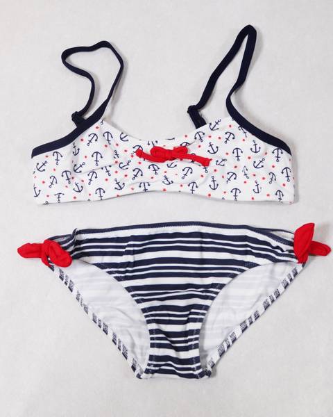 Blå/Hvit Bora Bora Bikini