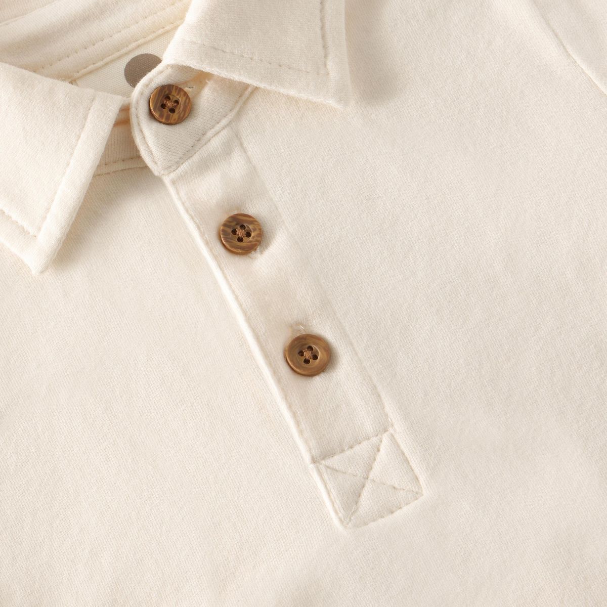 En Fant Body med Polokrage Pearled Ivory