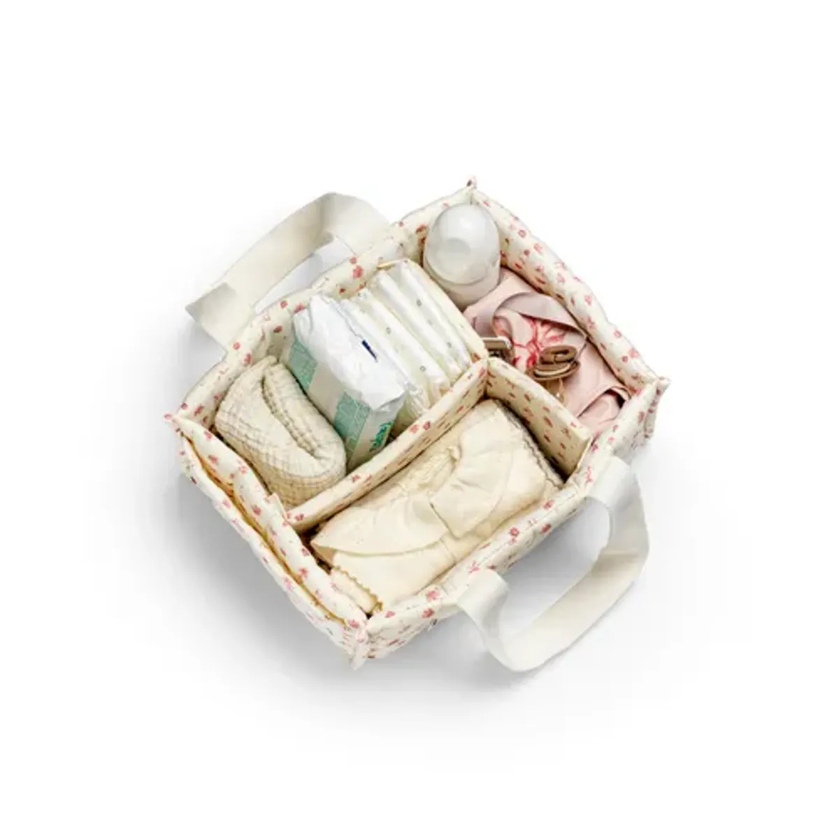 Elodie Diaper Caddy Petit Hvit