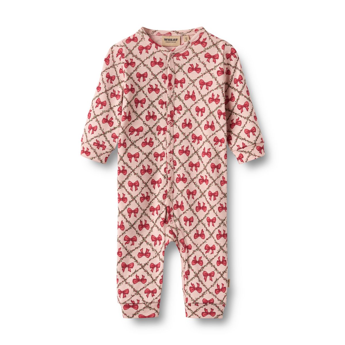 Wheat Nikola Jumpsuit Dim Rose Bows