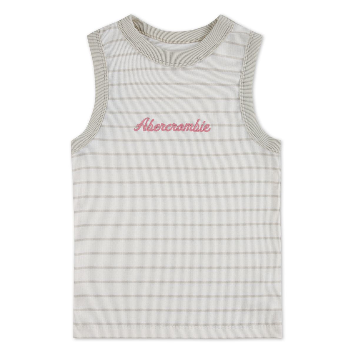 Abercrombie Essential High Neck Tank Jet Stream
