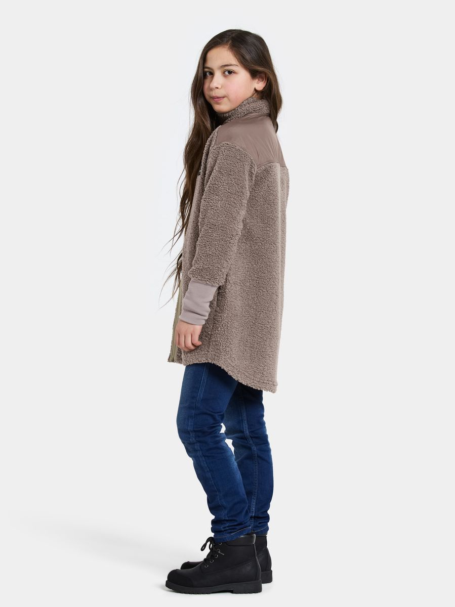 Didriksons Ampere Kids Fz L Ash Brown