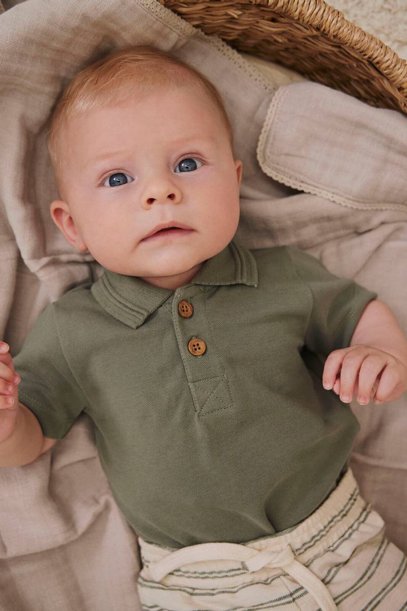 En Fant Body SS Polo Sea Spray