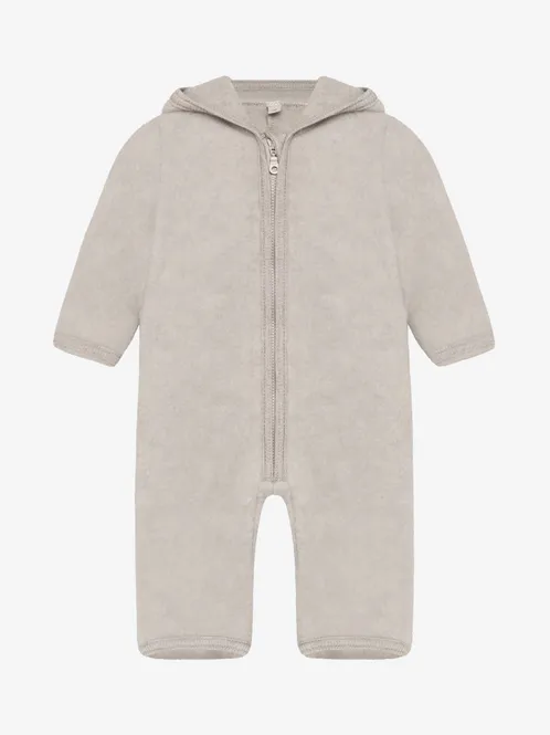 Hovedbilde HUTTEliHUT Ullfleecedress med Ører Camel Melange