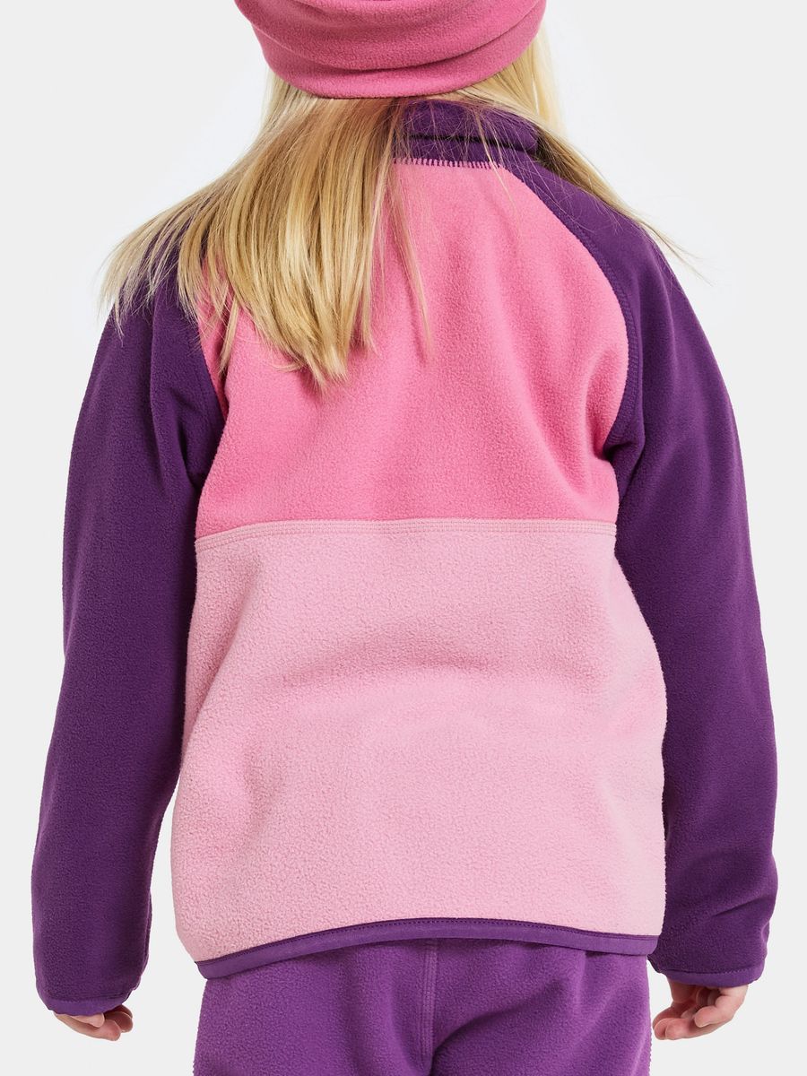 Didriksons Monte Kids Half Bu 4 Light Heather Pink