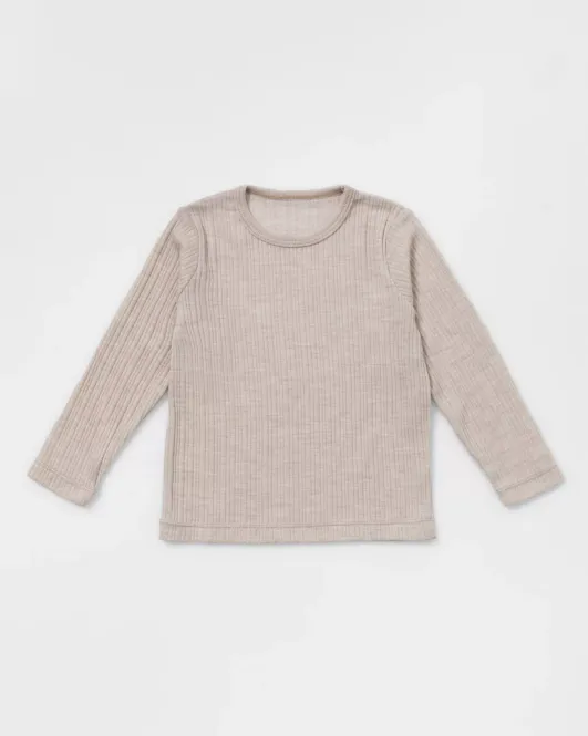 Hovedbilde LilleLam Ull Jumper August Lys beige
