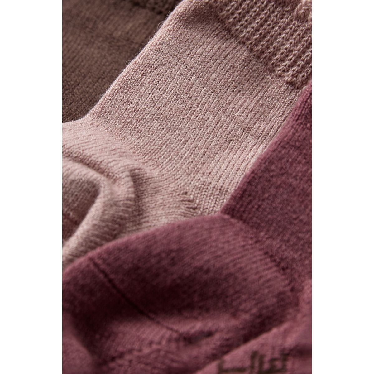 Hust and Claire Foty 3-Pack Sokker Ull/Bambus Old Rose