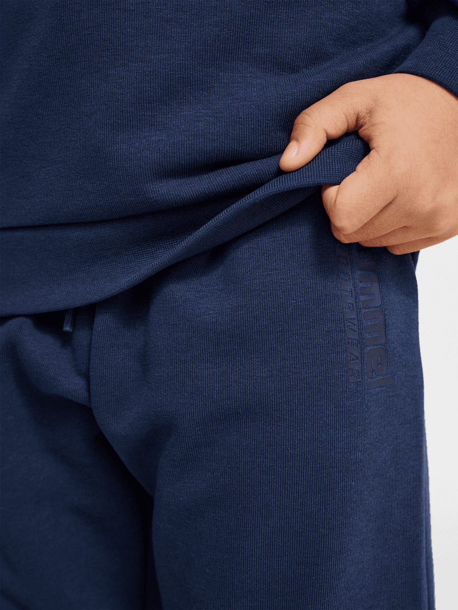 Hummel Jr Base Joggedress Mørk Blå