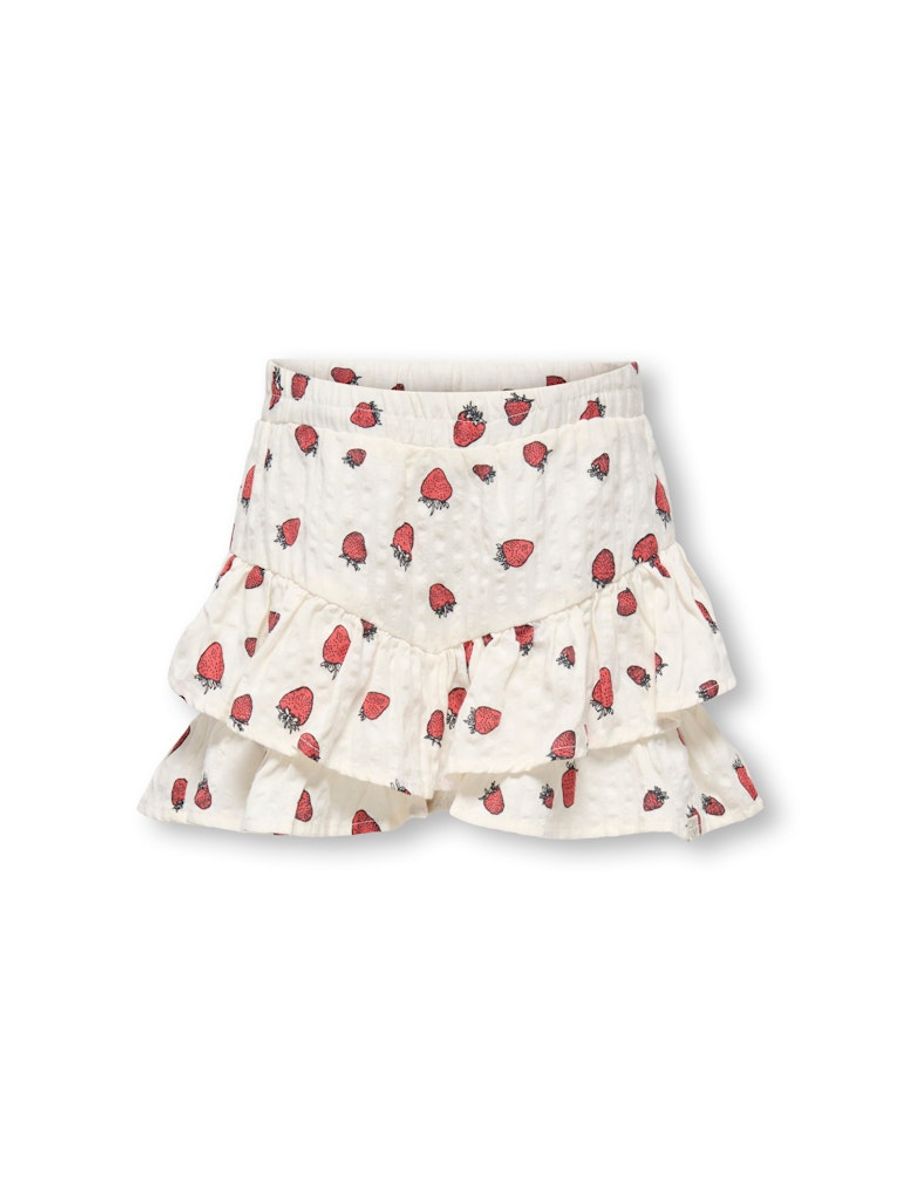 Only Kids Fina Skort Tofu Strawberry