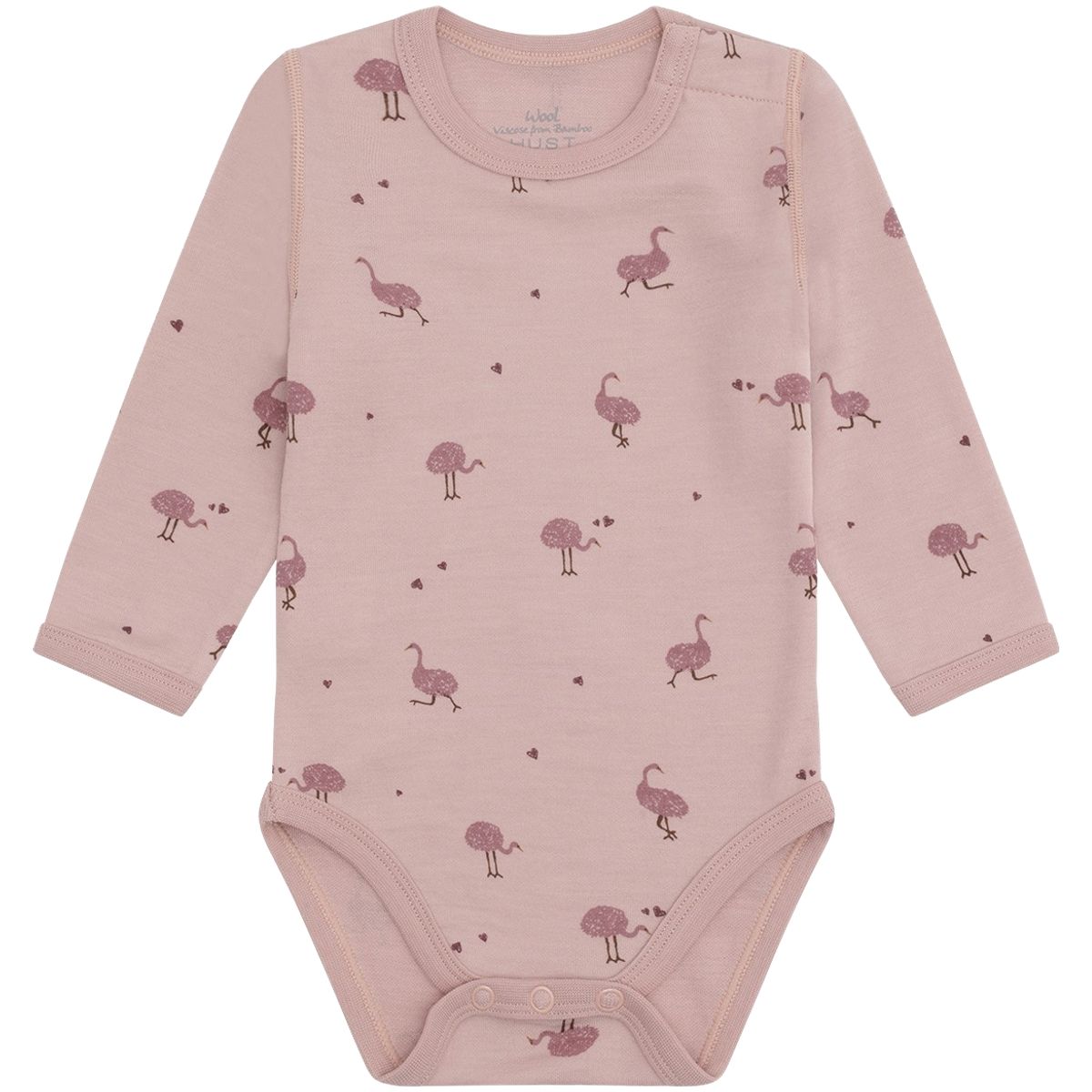 Hust and Claire Baloo Ostrich Body Ull/Bambus Adobe Rose