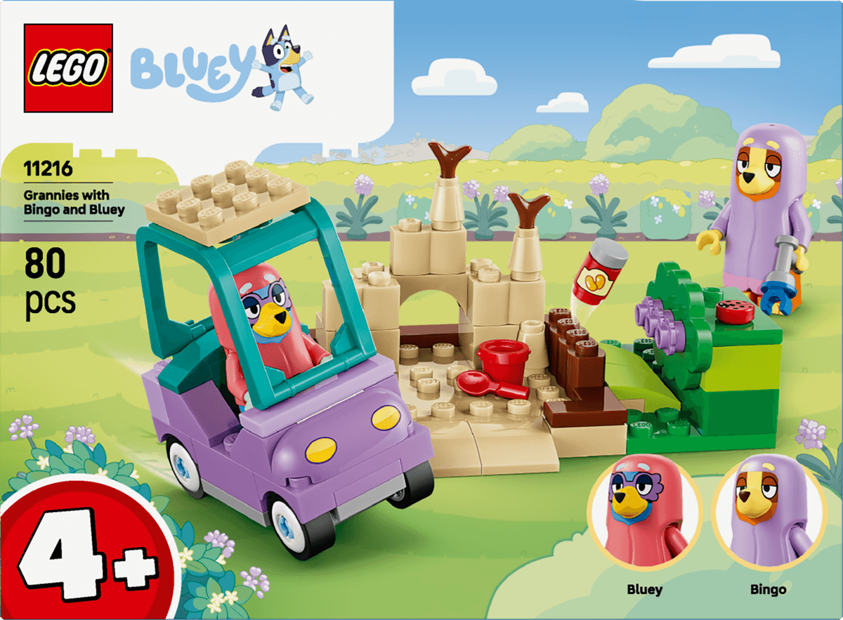 Lego Bluey Bestemødrene Bingo og Bluey