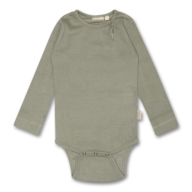 Hovedbilde Petit Piao Body L/S Modal Green Shadow
