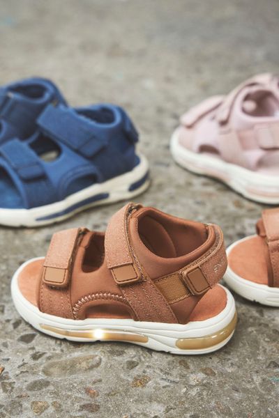 En Fant Sandals Velcro w. Light Mocha Mousse