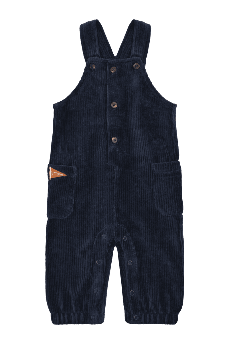 Hust and Claire Mads Ribbed velour Buksedress  More navy