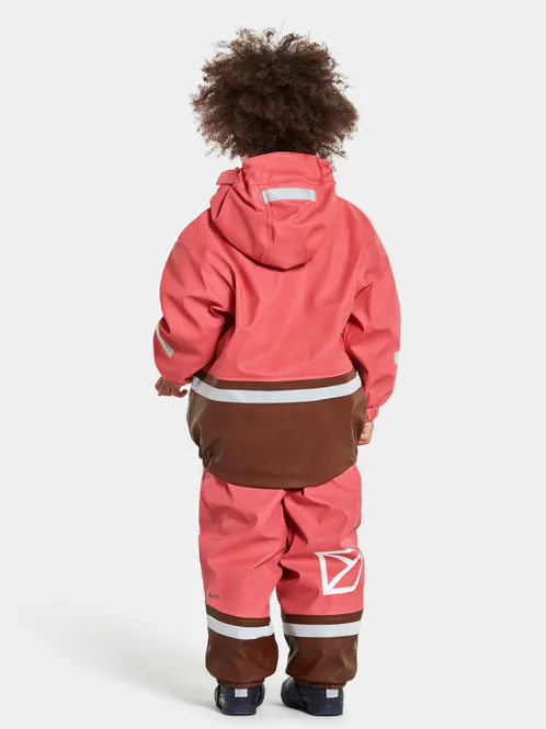 Hovedbilde Didriksons Boardman Kids Regnsett Peach Rose