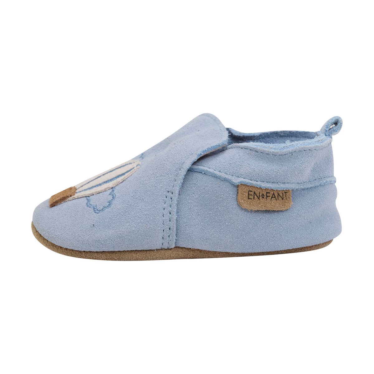 En Fant Slippers Suede Animal Arctic Ice