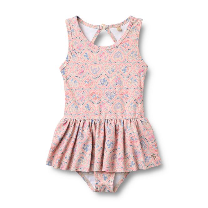 Hovedbilde Wheat Badedrakt Erna  Pink Heart Flowers