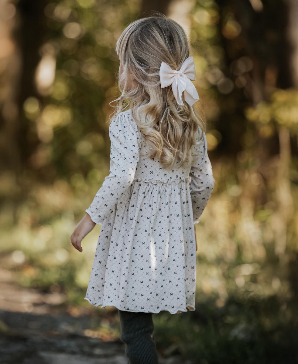 Fliink Kelly Ls Dress Jersey Sandshell Aop.