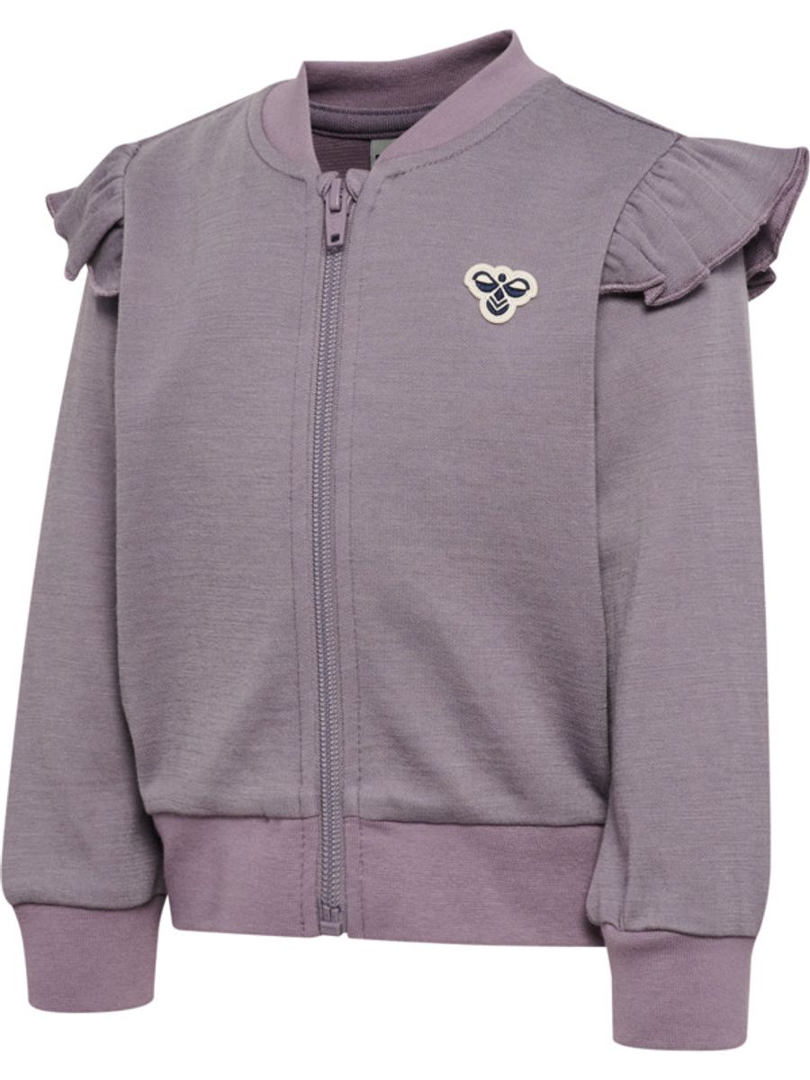 Hummel Mini Bee Ulljakke Med Glidelås Gray Ridge