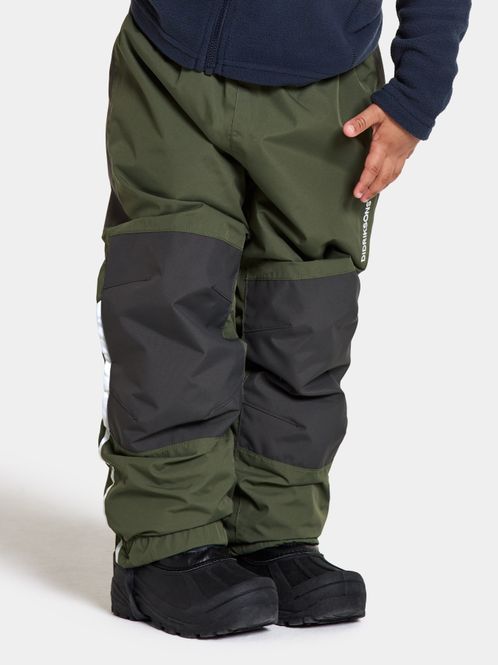 Hovedbilde Didriksons Vinterbukse Narvi Kids Deep Green