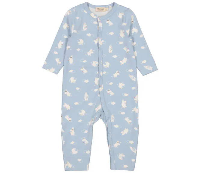 Hovedbilde MarMar Romper Modal Smooth Print Ruka Blå Moomin