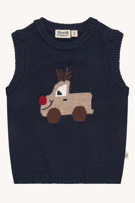 Hovedbilde Hust and Claire Perry Reindeer Strikkevest More ...