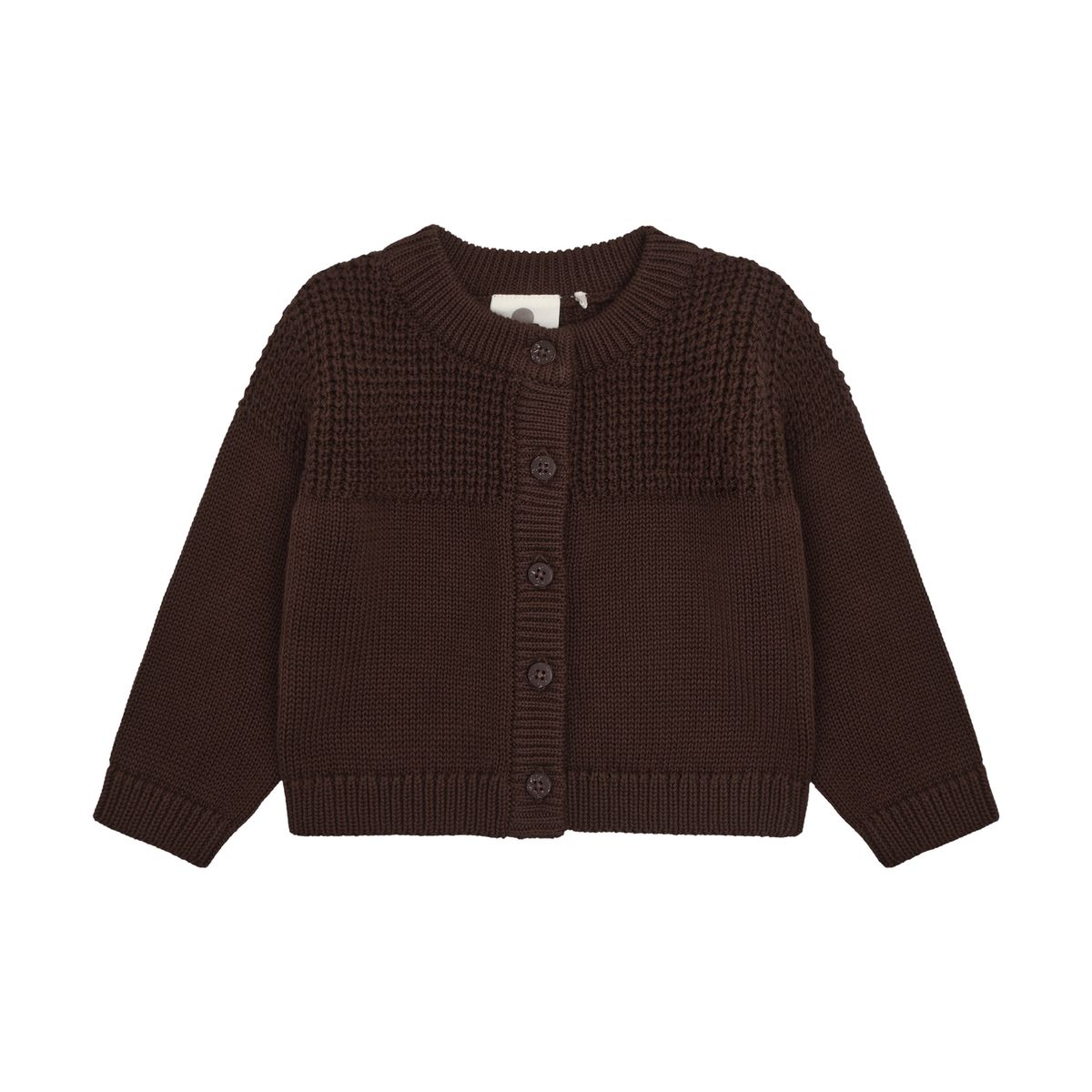 En Fant Strikket Cardigan Chestnut