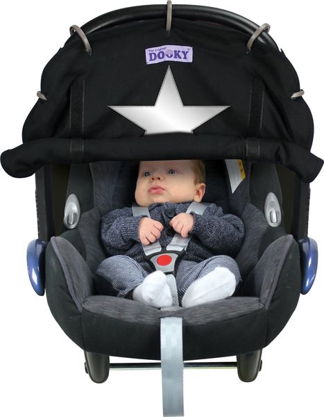 Dooky Universal Cover Winter With Reflective Start Black