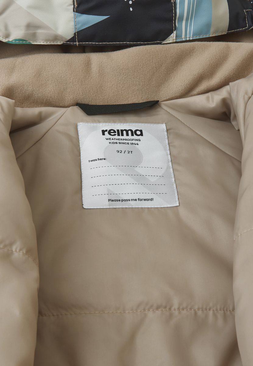 Reima Puhuri Vinterdress Reimatec Beige