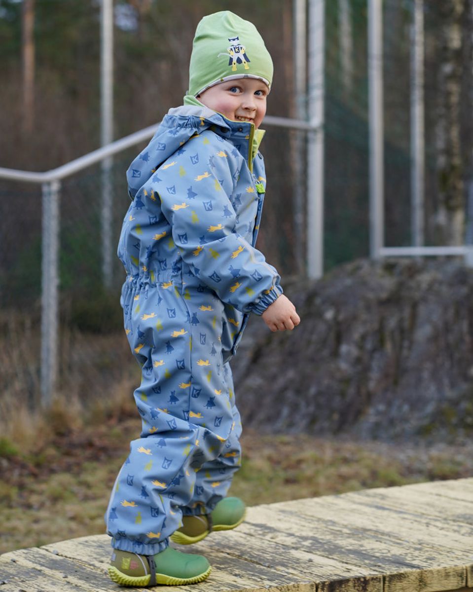 Kattnakken Helårsregndress Hagl Mjuk Blå