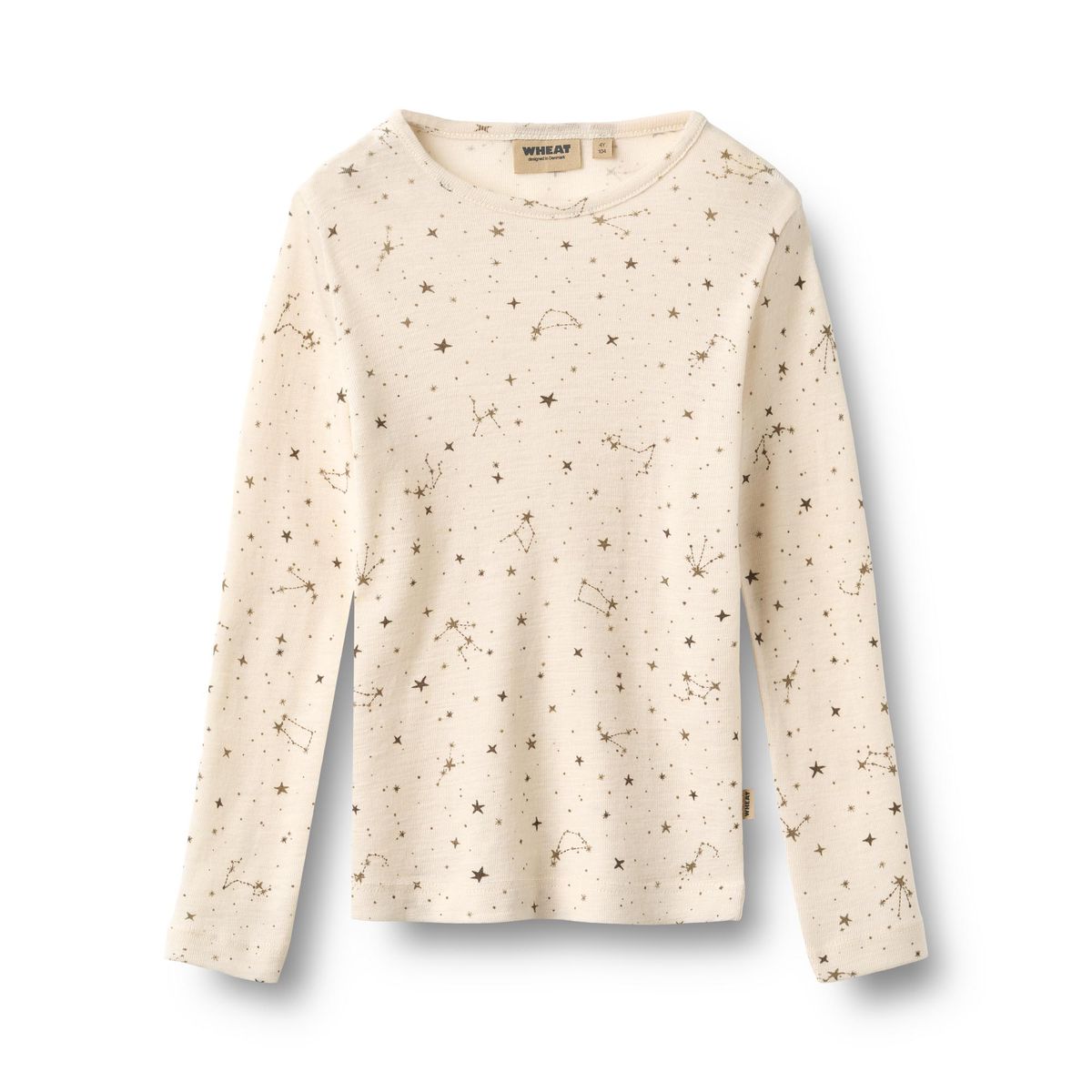 Wheat Alfie Genser Ull Eggshell Stars