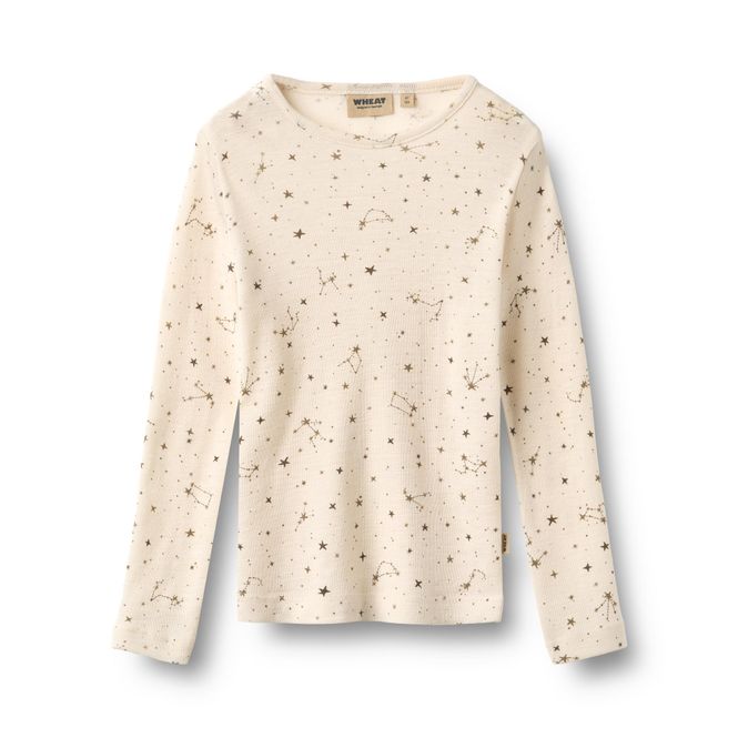 Hovedbilde Wheat Alfie Genser Ull Eggshell Stars