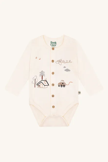 Hovedbilde Hust and Claire Boye Living Skjortebody Off White