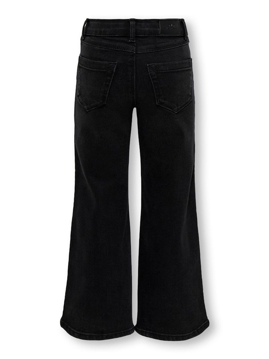 Only Kids Blair Bukse Wide Leg Fit Washed Black