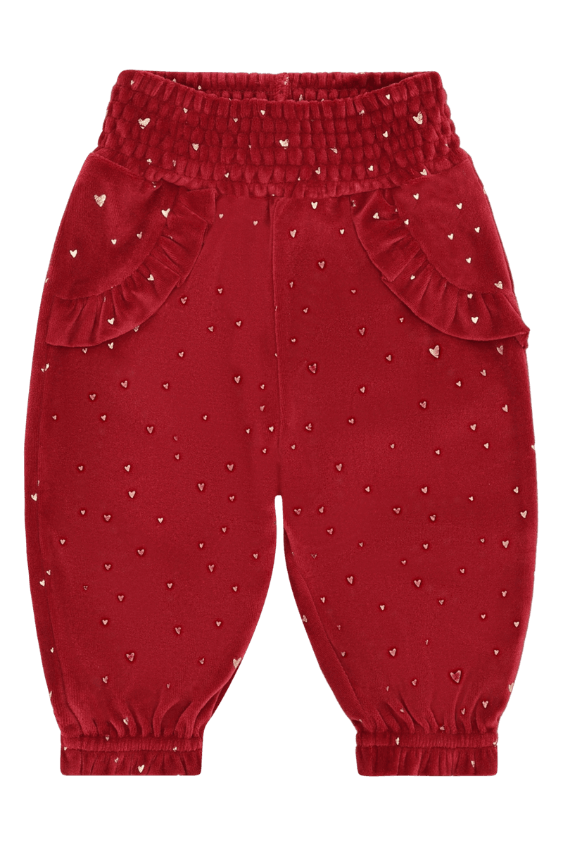 Hust and Claire Trine Velourbukse Teaberry  Jente