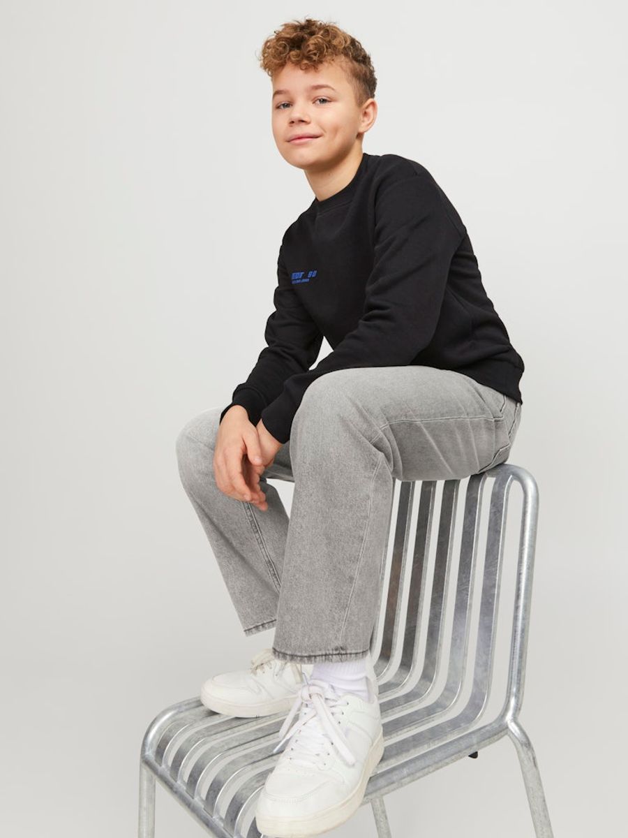 Jack & Jones Mini Chris Jeans Relaxed Fit Grå Denim