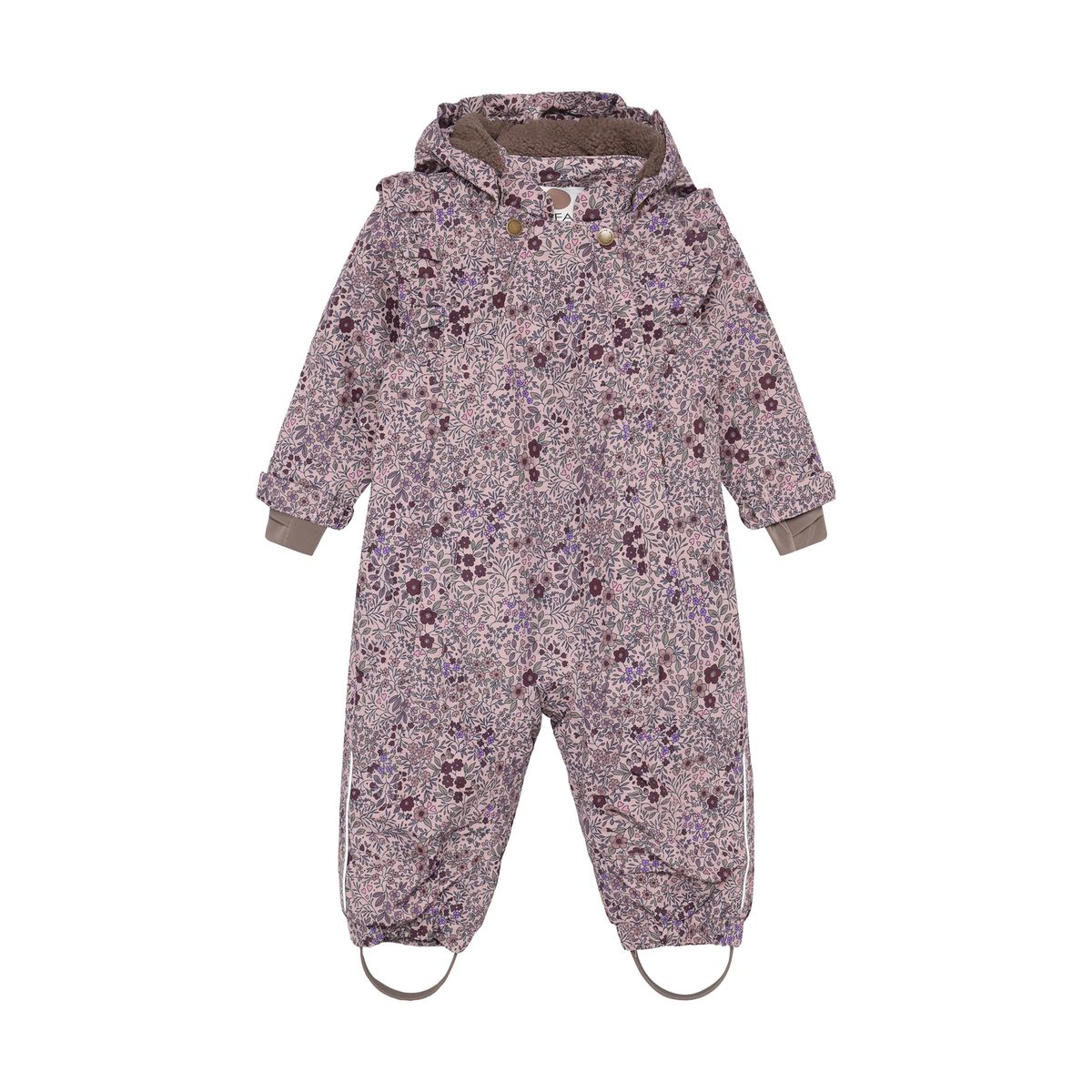 En Fant Vinterdress Baby med Volanger Adobe Rose